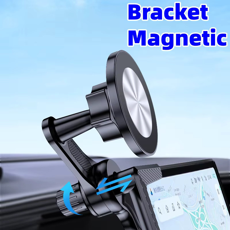 WeZX MagSafe Universal Telefon Halterung mit Anti-Vibrations-Funktion und 17mm Kugelkopf Basis in Schwarz - Bild 2