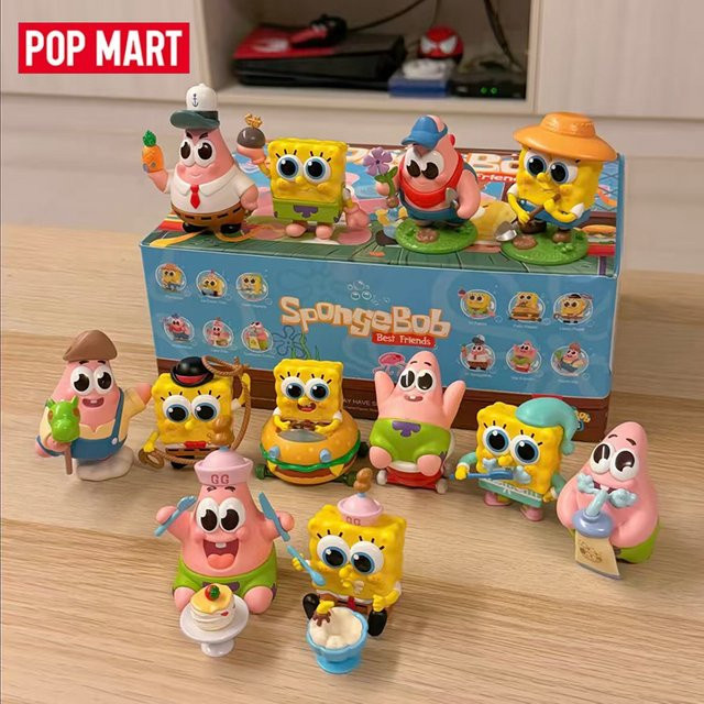 POP MART Spongebob Beste Freunde Serie, Blind Box, Spielzeugfigur - Bild 1