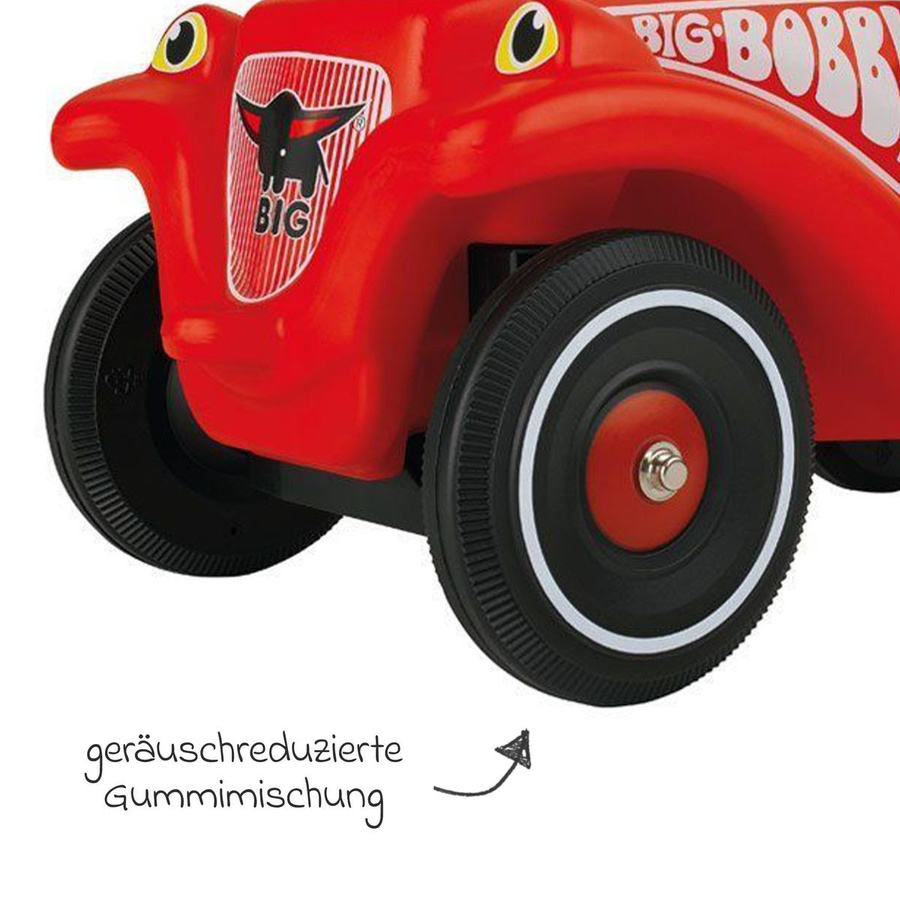 BIG Bobby Car-Set Classic inkl. Schuhschoner Shoe-Care, Rot, ab 1 Jahr - Bild 5