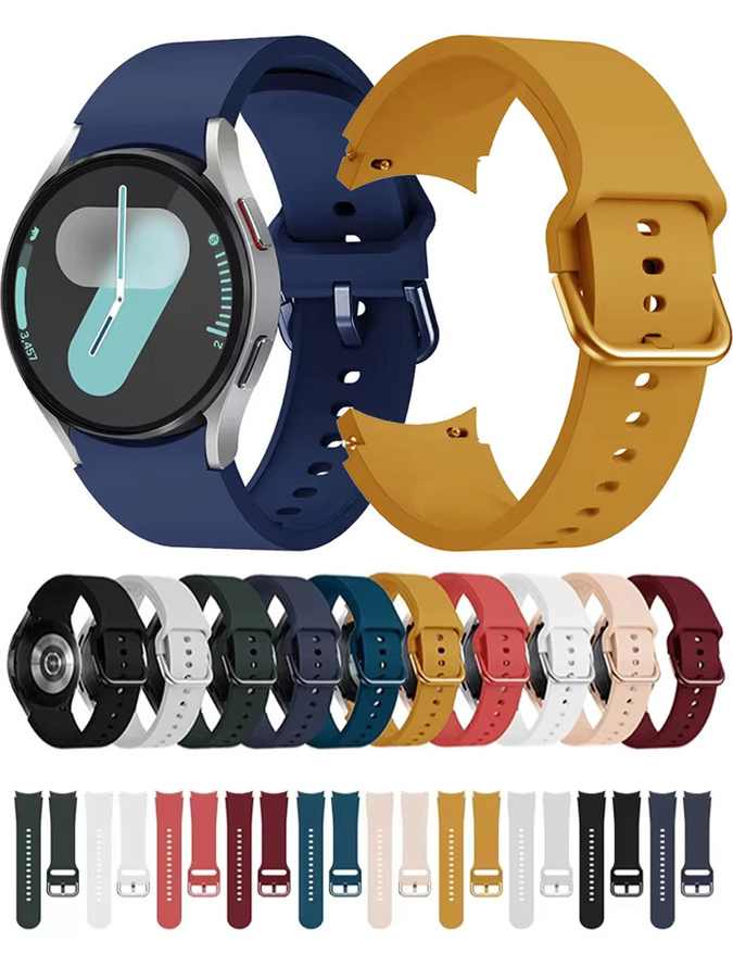 Samsung Uhrenarmband Silikon, Weiß, Unisex - Bild 3