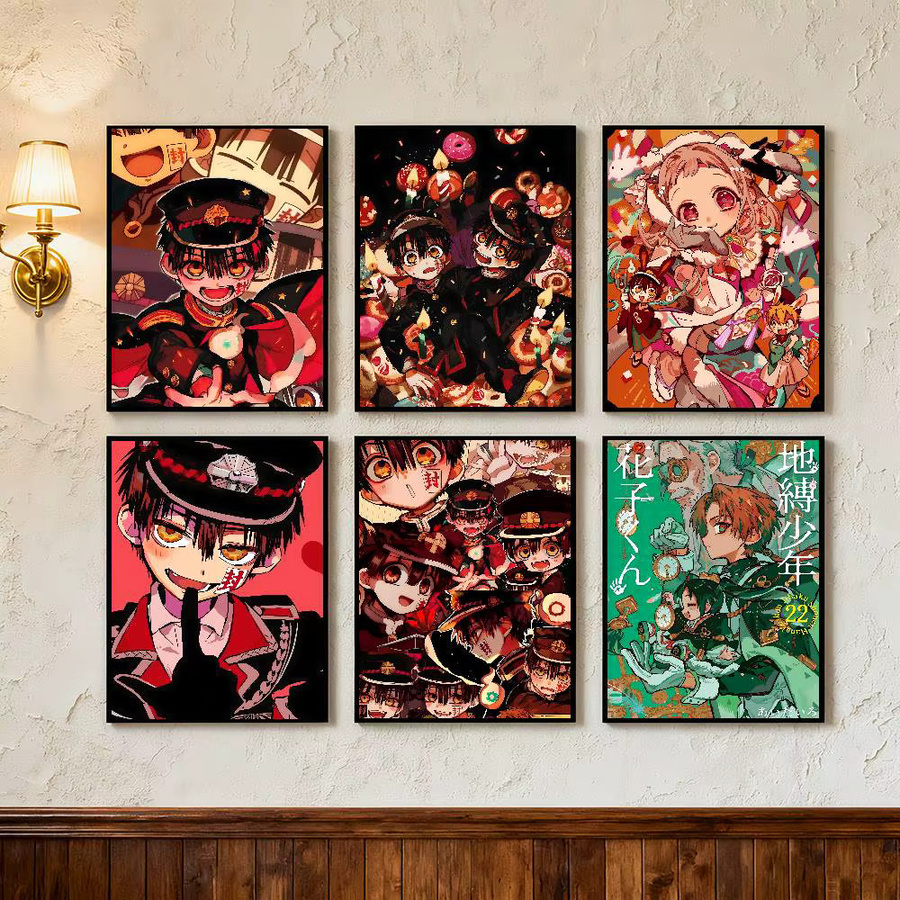 Kayou Anime-Poster Toilet-Bound Hanako-kun Kunstdruck in Mehrfarbig, Rechteckig - Bild 3