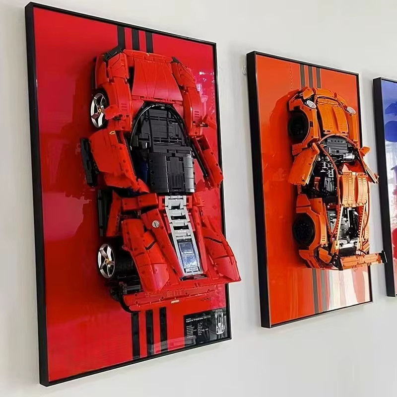 LEGO Display-Wandtafel, für Ferrari Daytona SP3 42143 Supercar Modellbausteine - Bild 6
