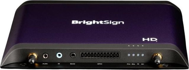 BrightSign HD1026 Digital-Signage-Player mit 4K UHD, Schwarz - Bild 1