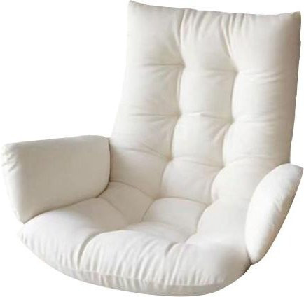 Hercules Ersatzkissen für Eierstuhl und Hängesessel, halbkreisförmig, weiß, wasserabweisend und atmungsaktiv aus Polyester - Bild 1