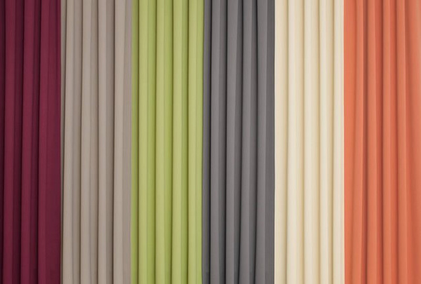 Verdunklungsschal Heine in Orange aus 100% Polyester