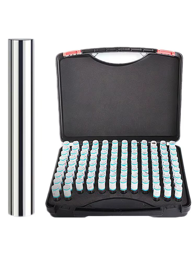 ETOPOO Präzisions-Stahlstift-Messsatz aus Edelstahl in Silber mit 51/101 Teilen und 0,01 mm Schrittweite für Lochmessungen - Bild 3