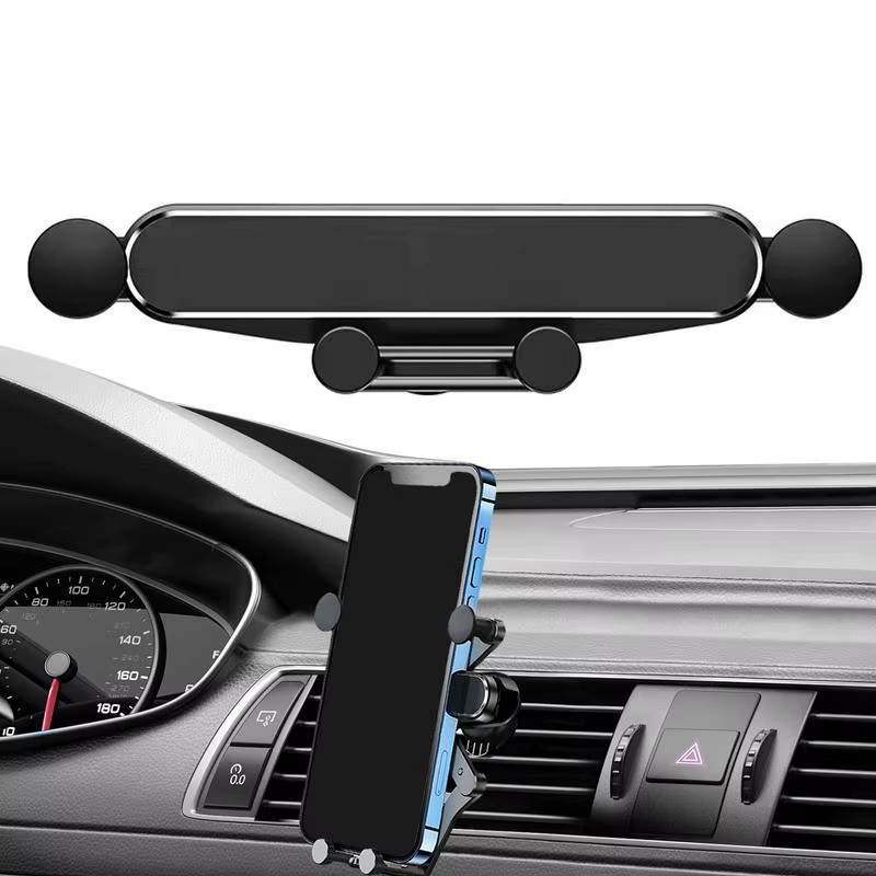 360 Grad drehbare Universal-Handyhalterung für Lüftungsschlitze im Auto in Schwarz - Bild 2