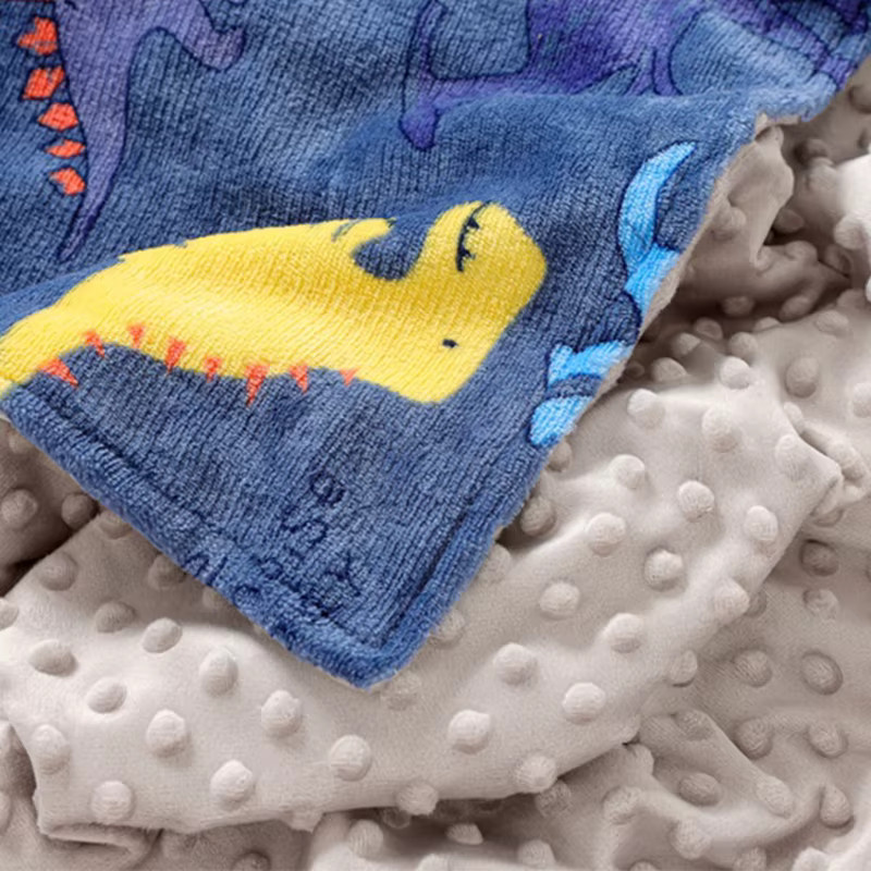 Weiche Babydecke für Neugeborene mit Cartoon-Motiv in Pink von childdkivy für Herbst und Winter - Bild 3