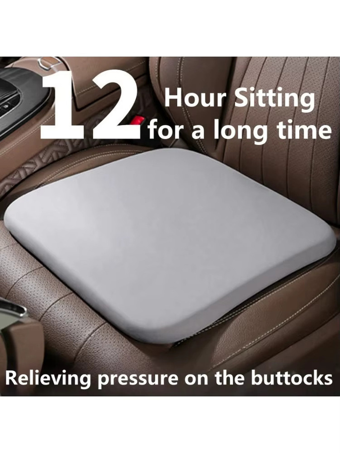 Ergonomisches Sitzkissen aus Memory-Schaum in Rot für Auto und Büro - Bild 4