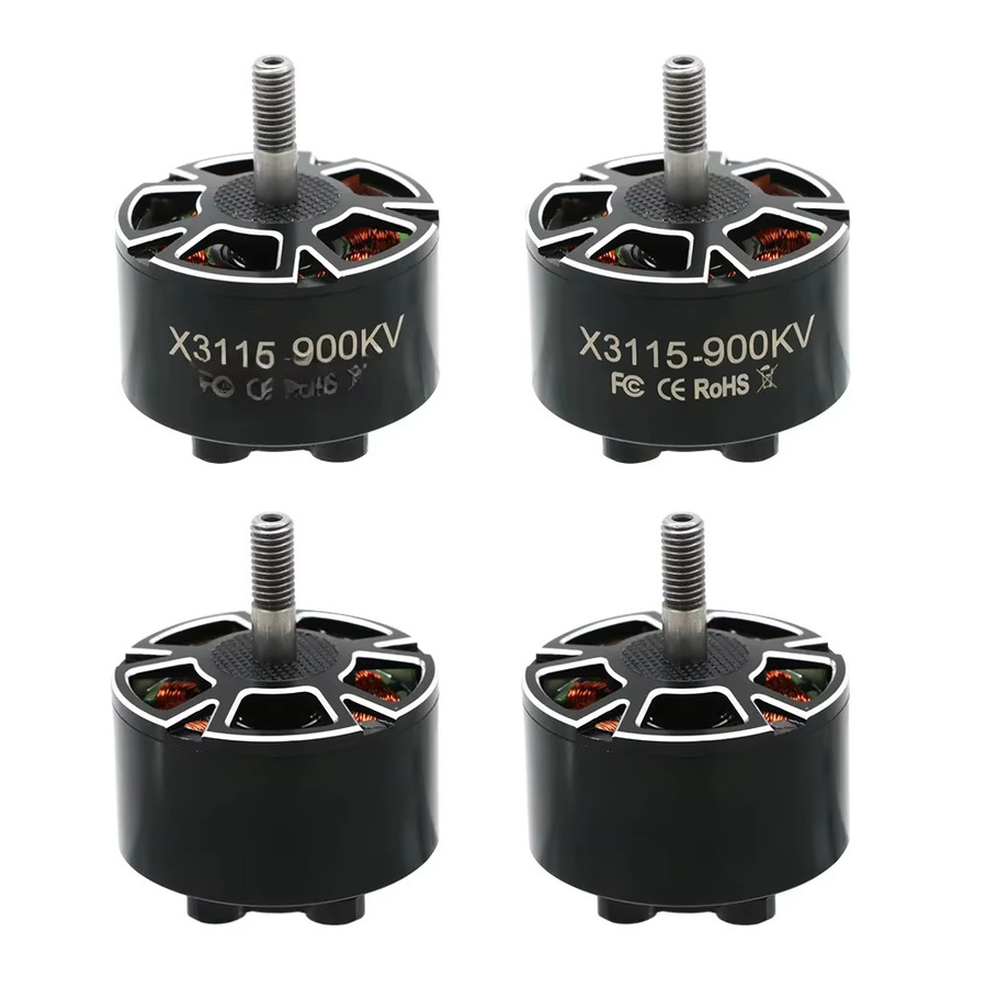 uangel x3115 Bürstenloser Motor für FPV Freestyle 9 Zoll 10 Zoll Langstrecken-Cinelifter RC-Drohnen, 4er-Set, Schwarz - Bild 4