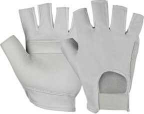 Hase Montagehandschuhe aus Ziegennappaleder in Weiß, Größe 11 (XXL) - Bild 1