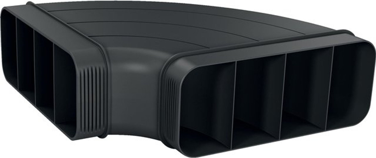 Siemens Flachkanalbogen 90 Grad horizontal Schwarz HZ9VDSB1 - Bild 2