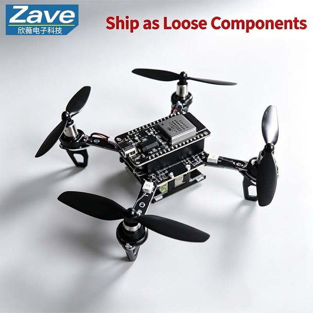 ZAVE E1 ESP32 Open-Source Mini-Drohnen-Kit, DIY Selbstbau-Quadcopter - Bild 1