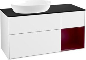 V&B Waschtischunterschrank Finion in Weiß lackiert, Breite: 120 cm, Tiefe: 50,1 cm, Höhe: 50,1 cm - Bild 1