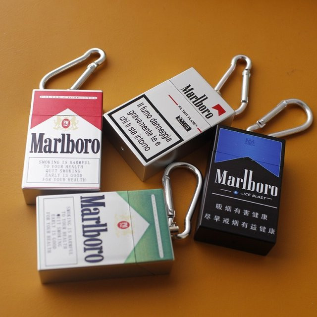 Marlboro Mini-Taschenaschenbecher in Silber - Bild 1