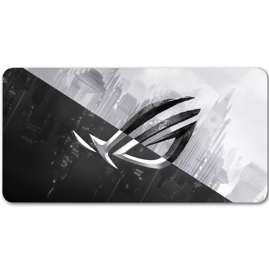 Asus Gaming-Schreibtischunterlage und Mauspad in Schwarz mit rutschfestem Gummikantenrand - Bild 7