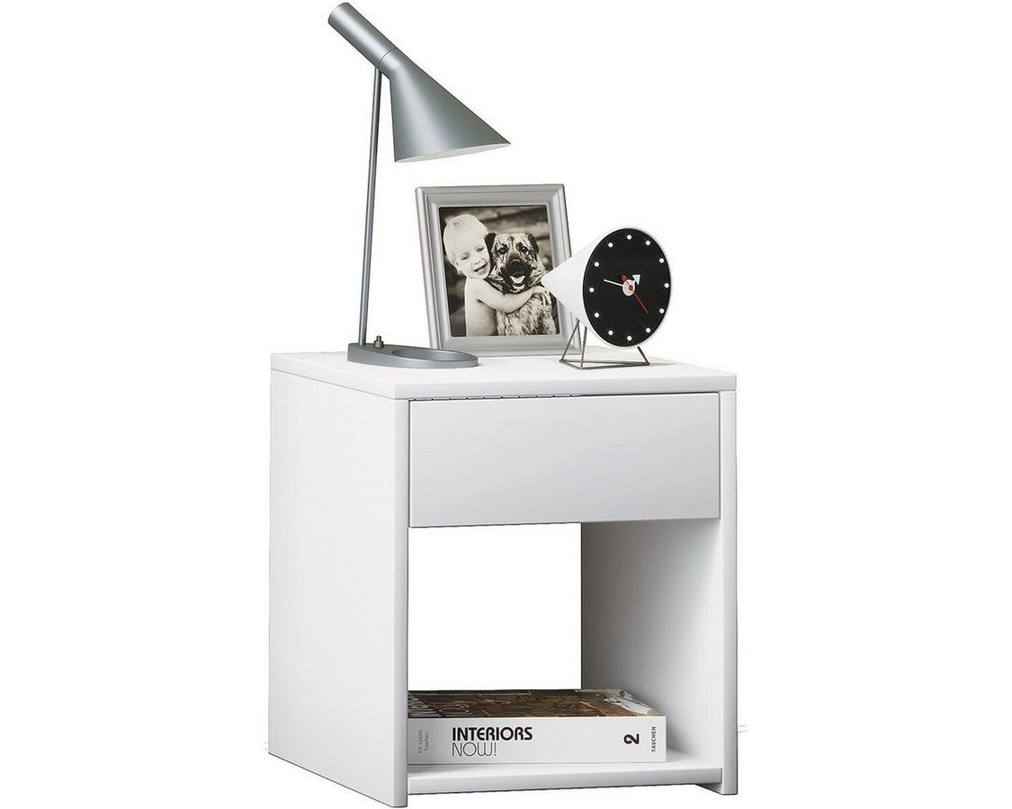 VCM my home Beistelltisch Sledo Mini quadratisch mit Schublade B/T/H: 35 x 35 x 35 cm - Bild 1
