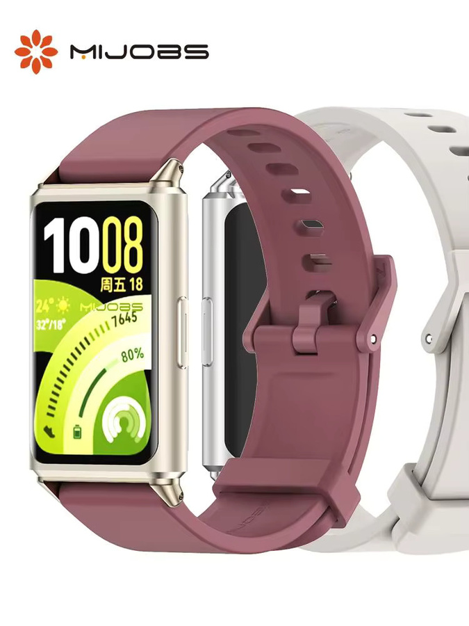 MIJOBS Uhrenarmband Silikon, Huawei Smart Band 11 Pro, Unisex - Bild 2