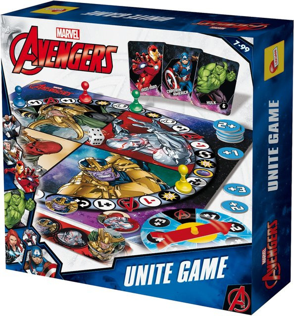 Lisciani Marvel Avengers Unite Game Thanos Revenge, Brettspiel, multilingual, ab 7 Jahren - Bild 1