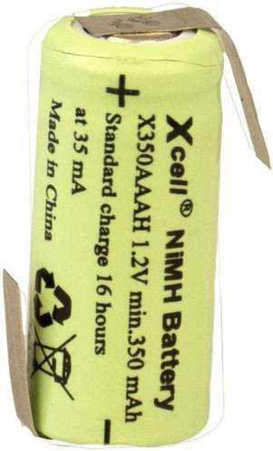 XCell Spezial-Akku 1/2AAA NiMH 1.2V 350 mAh mit Z-Lötfahne - Bild 1