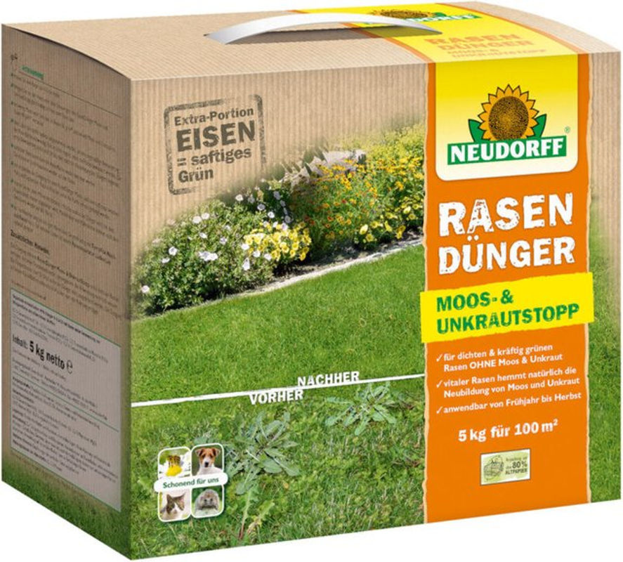 Neudorff Azet Rasendünger Moos- und Unkrautstopp 5 kg - Bild 2
