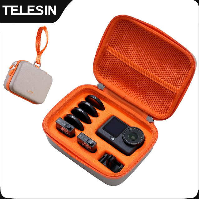 TELESIN DisAdv Tragbare Aufbewahrungstasche für DJI Osmo Action 6, 5pro und 4, wasserdichte Schutzbox und Handtasche - Bild 1