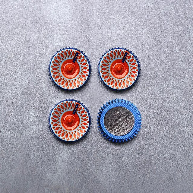 Legierungsmodellauto Räder Serie E, mit Gummireifen & Bremsscheiben, 4-teiliges Set - Bild 1