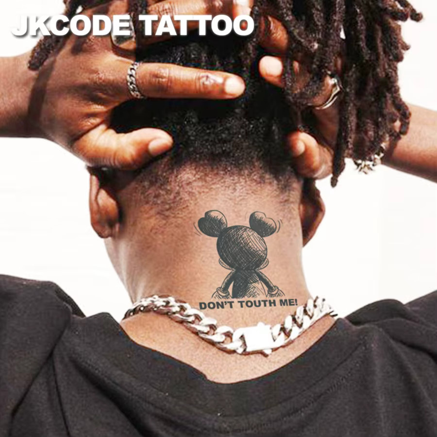 JKCODE TATTOO Temporärer Kräutertattoo-Aufkleber, Cartoon-Stil, wasserfest - Bild 2