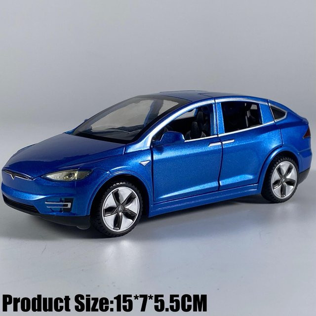 Linyi toy car X AWD Luxus-SUV, Modellauto, 1:32, Metall, Blau - Bild 1