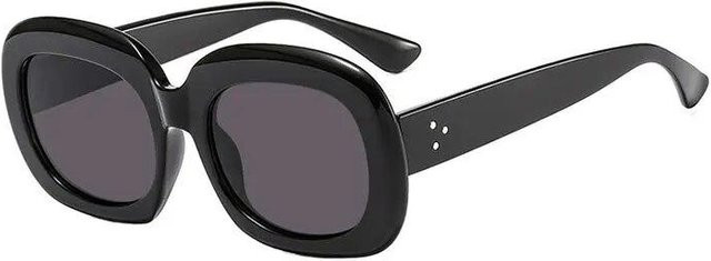 Dote Sonnenbrille, rund, Vollrand, Kunststoff, schwarz, Damen - Bild 1