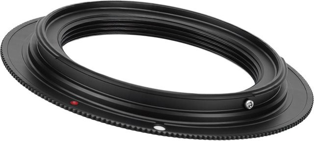 Igeteck M42 Objektivanschlussadapter für Canon RF Kameras wie R5 R6 R7 R10 R50 in Schwarz - Bild 1