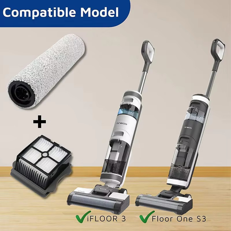 Tineco Ersatzteil-Set für iFloor 3 und Floor One S3 Akku-Nass-Trocken-Bodenwaschmaschine mit Rollenbürste und HEPA-Filter - Bild 2