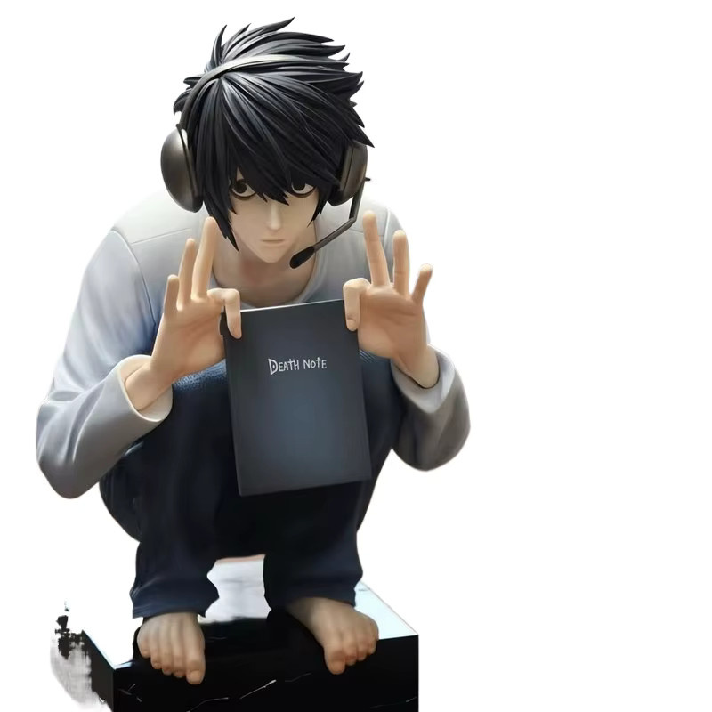 Bandai Death Note L Lawliet Figur, Anime Modell Spielzeug, 15cm - Bild 6