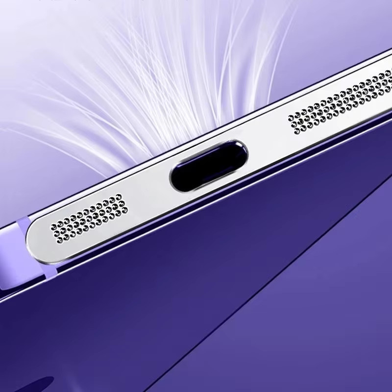 Staubdichter Metall-Netzaufkleber für iPhone 12 13 14 Pro Max und Plus als Lautsprecher-Staubschutz in Schwarz oder Silber - Bild 2