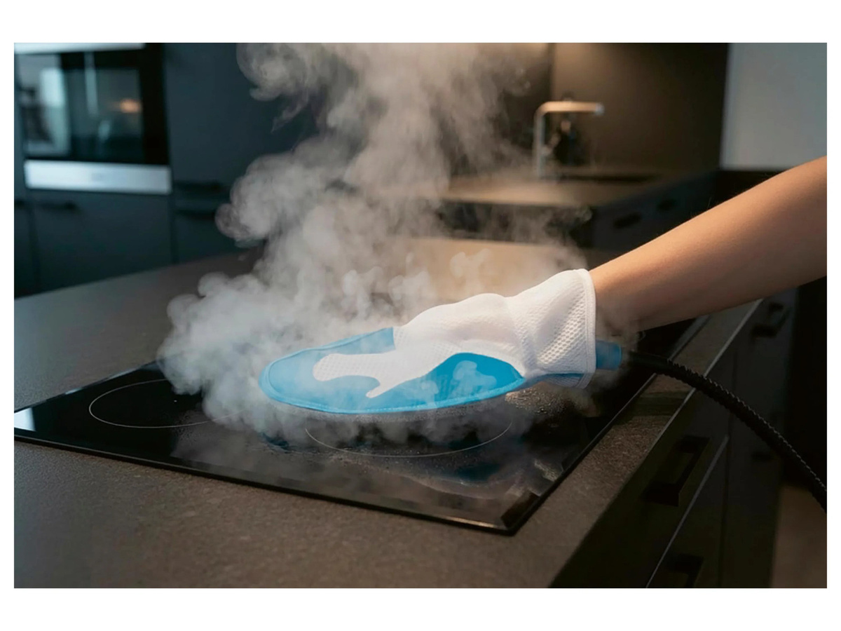 Lichterblitz Handdampfreiniger 19413 in Blau/Grau mit 1200 W, B/H/T: 23,6 x 23,5 x 32,5 cm - Bild 4
