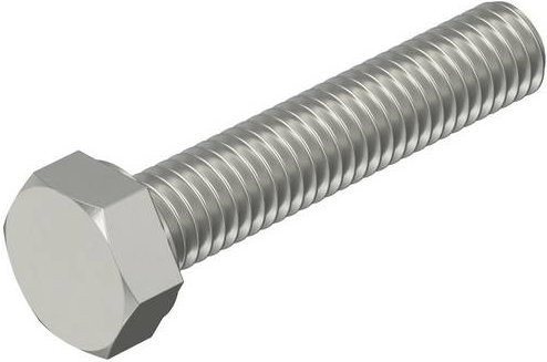 OBO Bettermann Sechskantschraube DIN933 M8x40 aus Edelstahl A2-70, Farbe Silber, 100 Stück - Bild 1