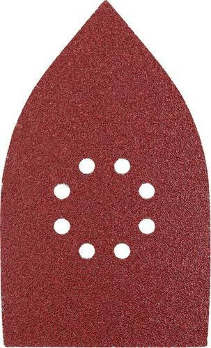 Kwb Deltaschleifpapier Körnung 180 für Holz und Metall, 5 Stück, L x B: 175 x 107 mm - Bild 1