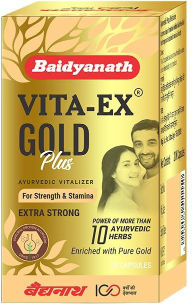 Baidyanath Vita Ex Gold Plus, 20 Kapseln, Herren - Bild 1