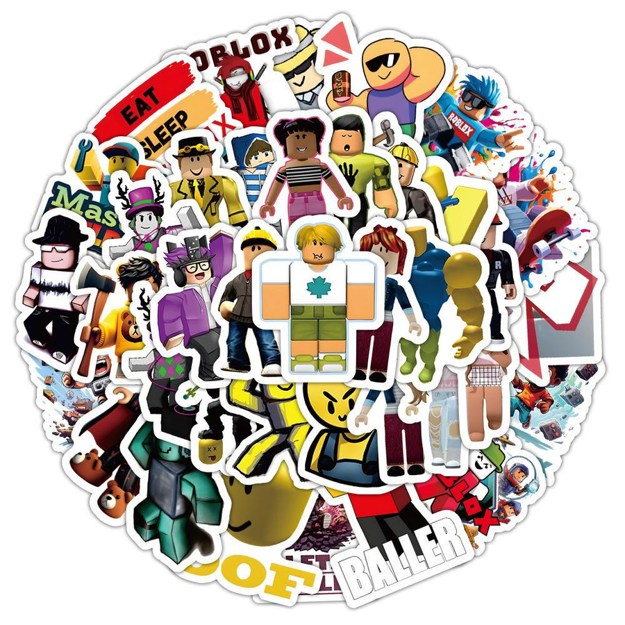 Roblox Graffiti Aufkleber 60-teiliges Set - Bild 4