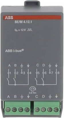 ABB Binäreingang BE/M4.12.1 2CDG110007R0011 in Grau - Bild 1