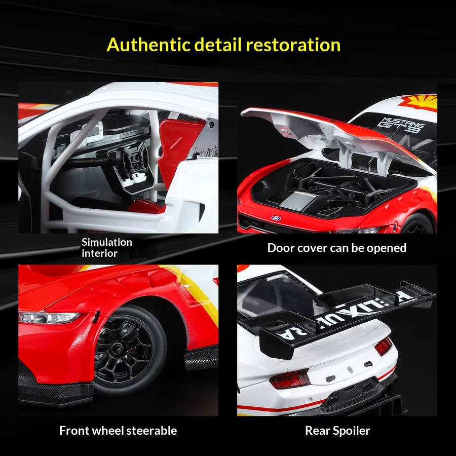 Maisto Ford Mustang GT3 Automodell, 1:24, Metall - Bild 4
