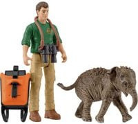 Schleich Pocket Set Forscher auf Exkursion mit Spielfigur - Bild 1