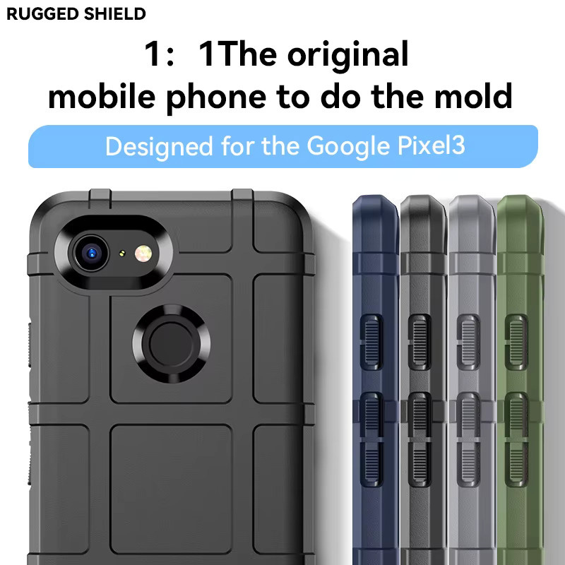 Sturzsichere und rutschfeste Handyhülle in Blau für Google Pixel 5A und Pixel 4 mit mattierter Oberfläche - Bild 2