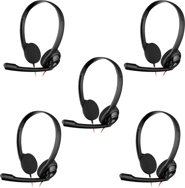 NUBWO HW02 On-Ear Gaming Headset mit Mikrofon in Schwarz mit USB- und 3,5 mm Anschluss - Bild 1