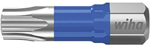 Wiha Torx-Bit T 25 aus gehärtetem Molybdän-Vanadium-Stahl, 25 Stück, Blau - Bild 1