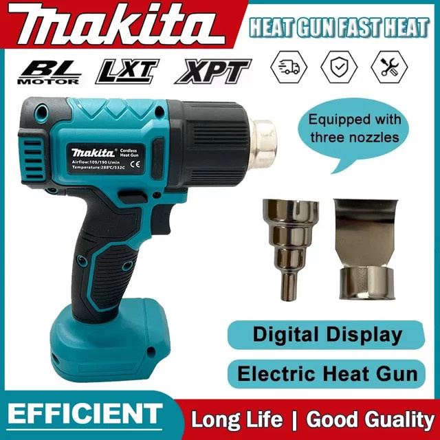 Makita Akku-Heißluftpistole 18 V mit einstellbarer Temperatur - Bild 1
