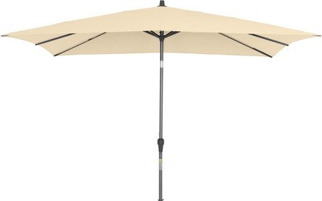 SIENA GARDEN Mittelstockschirm FAGUS Autotilt in Natur mit Aluminiumgestell und Polyesterbespannung, B: 300 cm, T: 200 cm - Bild 1