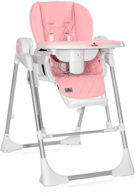 Lorelli Kinderhochstuhl 2 in 1 Camminando Babywippe mit Schwingfunktion und Armlehnen in Pink - Bild 1