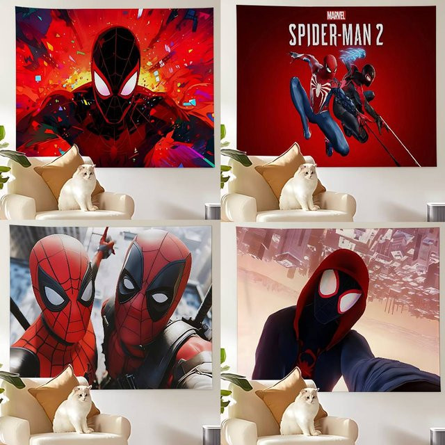 Mesuca Wandteppich Cool-S-Spider-Man Fotodruck Wandbehang im ästhetischen Design - Bild 1