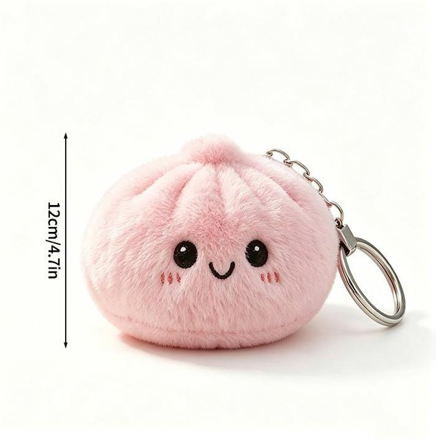 Linyi toy Schlüsselanhänger Plüsch Butterknödel Squishy, Unisex - Bild 1